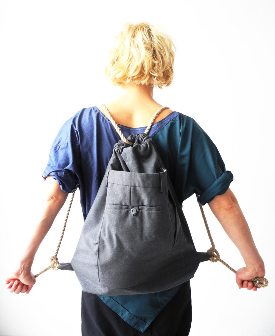 Backpack FRIEDOLIN (Upcycling Tutorial en/de)