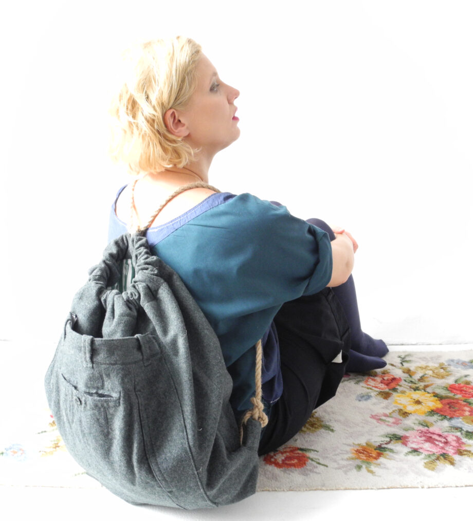 Backpack FRIEDOLIN (Upcycling Tutorial en/de)